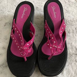 Skeckers sandals, size 9
